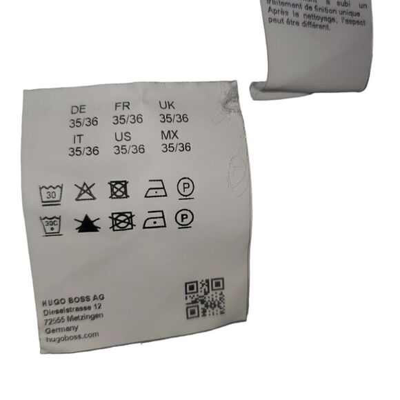 Hugo Boss Cotton 030 Maine Regular Fit Dark Wash Jeans Size 35W By 36L - Picture 4 of 6